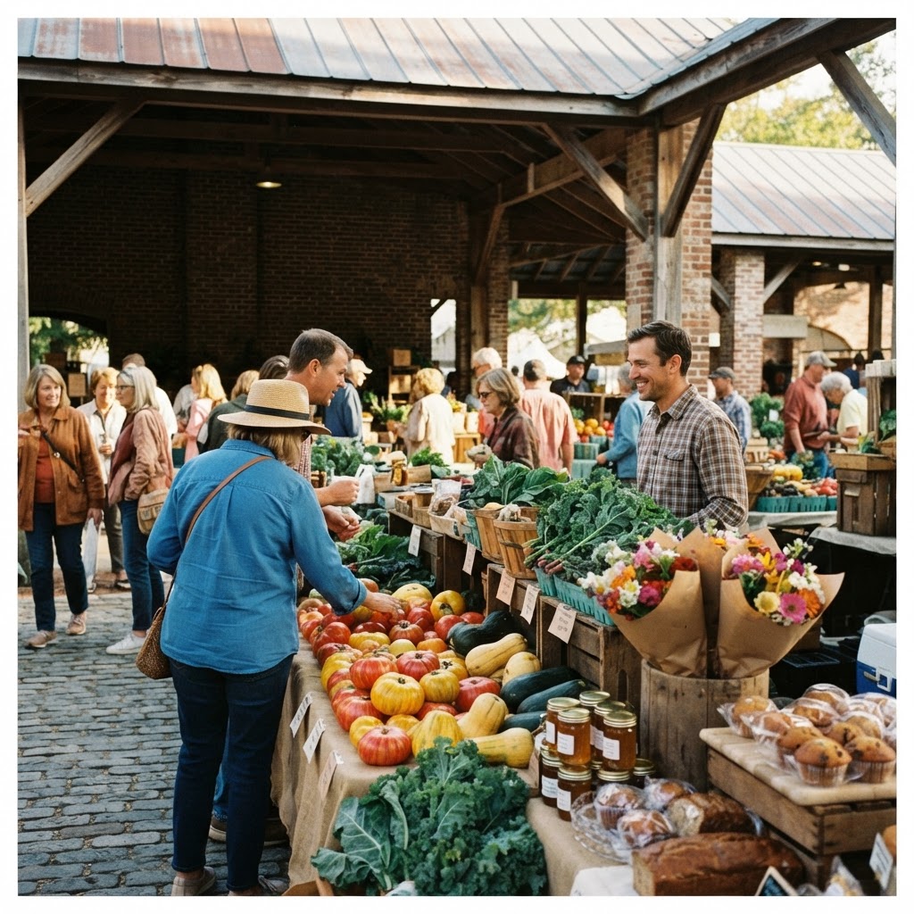 A Saturday Morning at the Aiken County Farmers Market